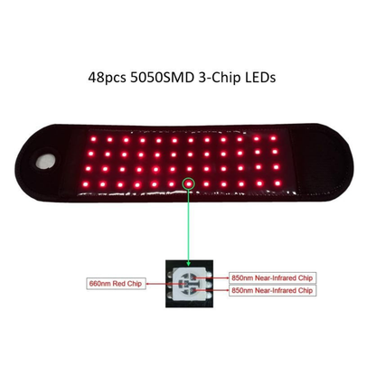 Wireless Red and Infrared Light Therapy Wrist Brace